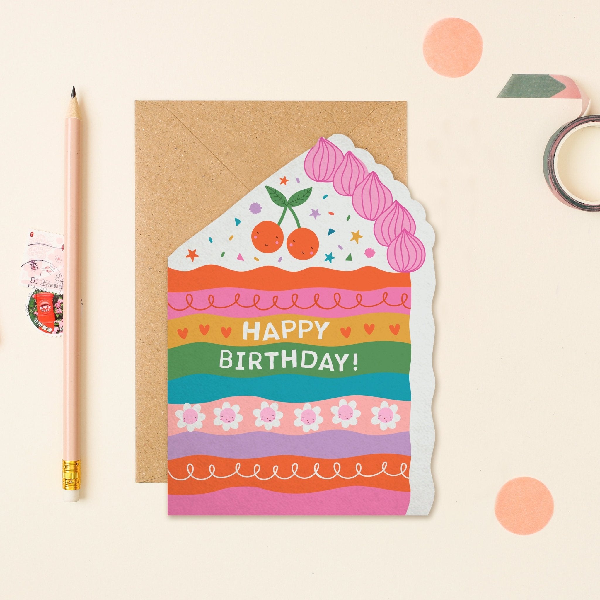 BIRTHDAY CAKE DIE CUT | CARD BY MIFKINS - OTHERLETTERS