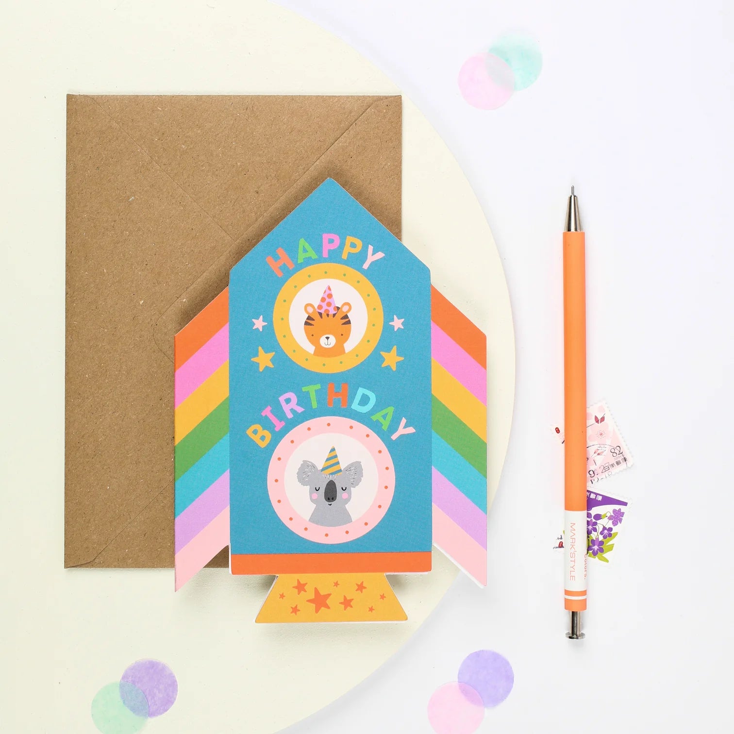 ROCKET BIRTHDAY | CARD BY MIFKINS - OTHERLETTERS