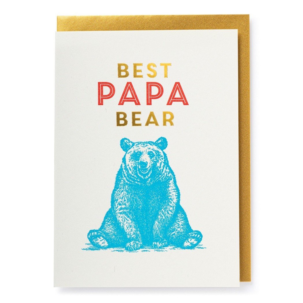 BEST PAPA BEAR | CARD BY ARCHIVIST