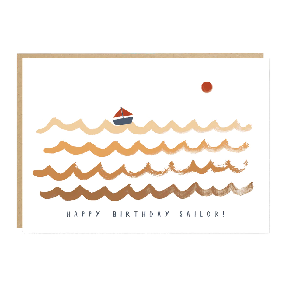 HAPPY BIRTHDAY SAILOR | CARD BY JADE FISHER