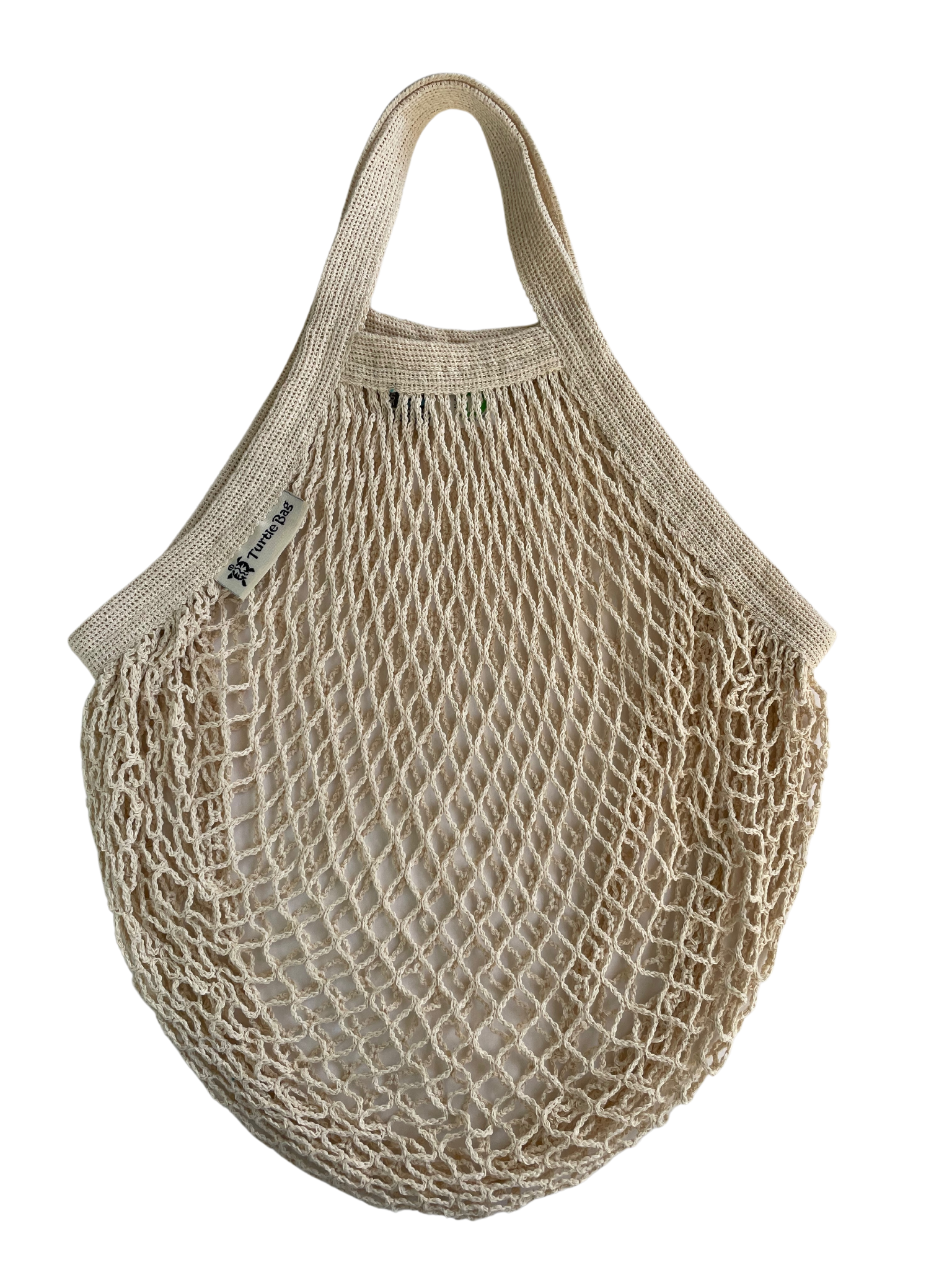 SHORT HANDLED STRING BAG  MUSHROOM