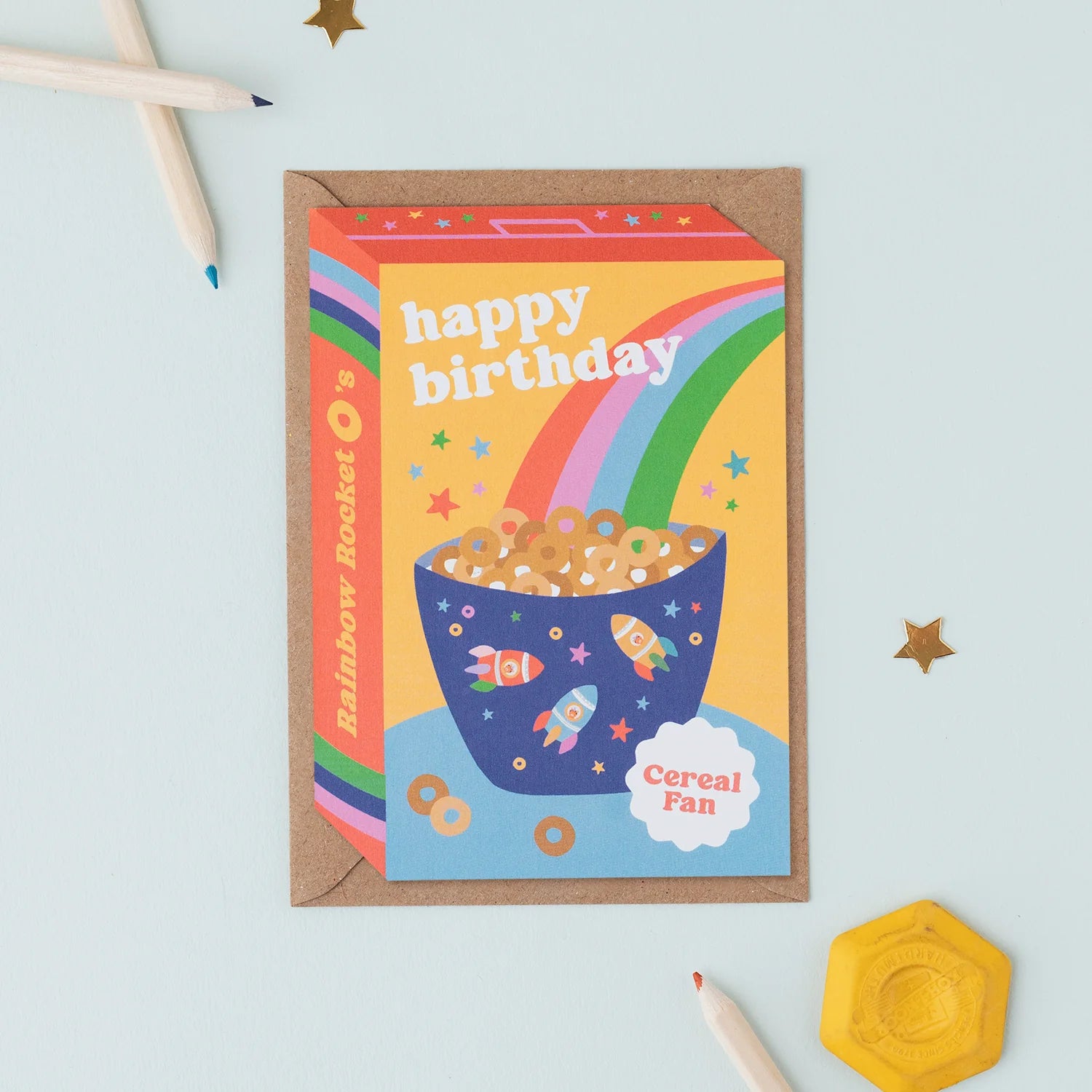 CEREAL BOX HAPPY BIRTHDAY | CARD BY MIFKINS - OTHERLETTERS