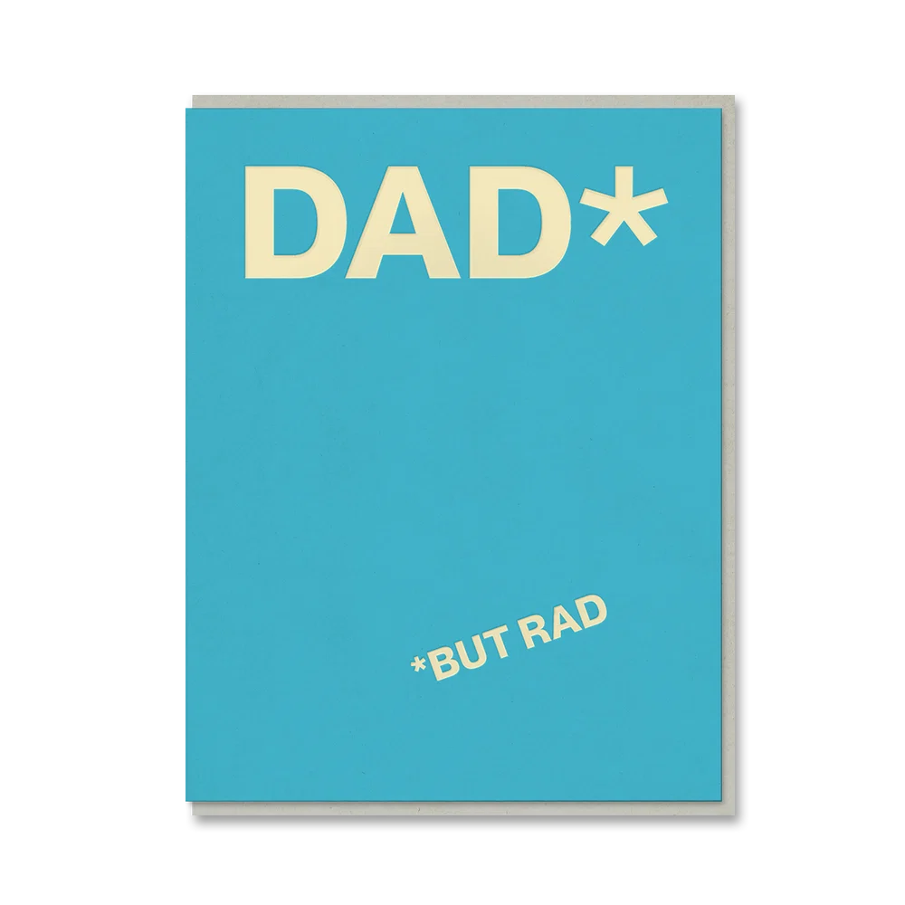 DAD, BUT RAD | CARD BY 1973