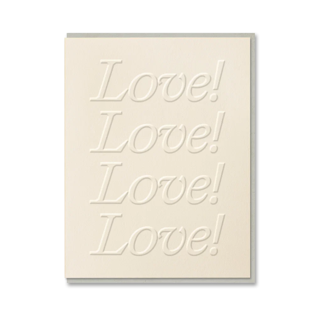 LOVE! LOVE! LOVW! | CARD BY 1973