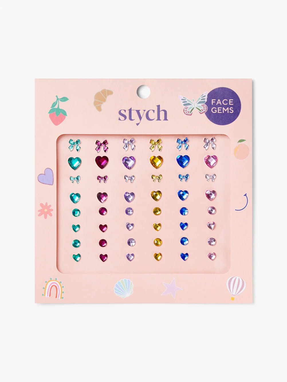 FACE GEMS AND BOWS PACK - OTHERLETTERS