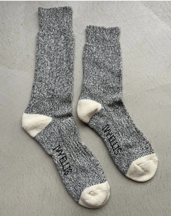 THE TIDELINE YOSEMITE CREW CALF MENS SOCKS BY IVY ELLIS