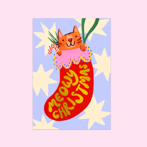 MEOWY CHRISTMAS | CARD BY ELEANOR BOWMER