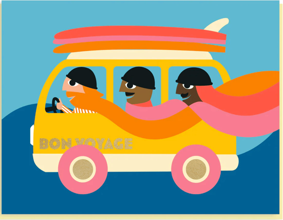 BON VOYAGE | CARD BY 1973 - OTHERLETTERS