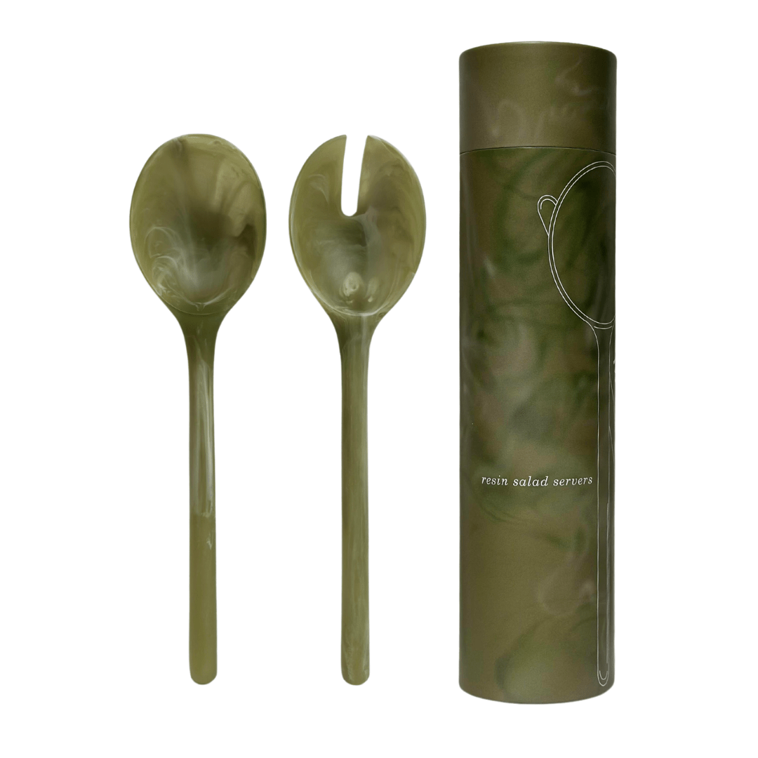 RESIN SALAD SERVERS | OLIVE - OTHERLETTERS