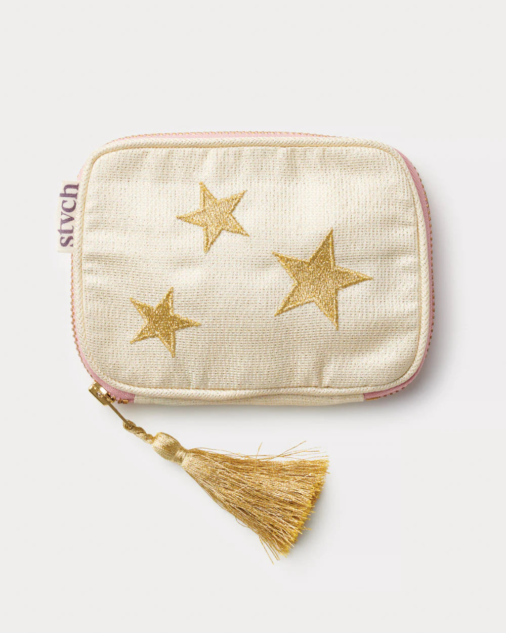 MINI STAR EMBROIDERED JEWELLERY POUCH
