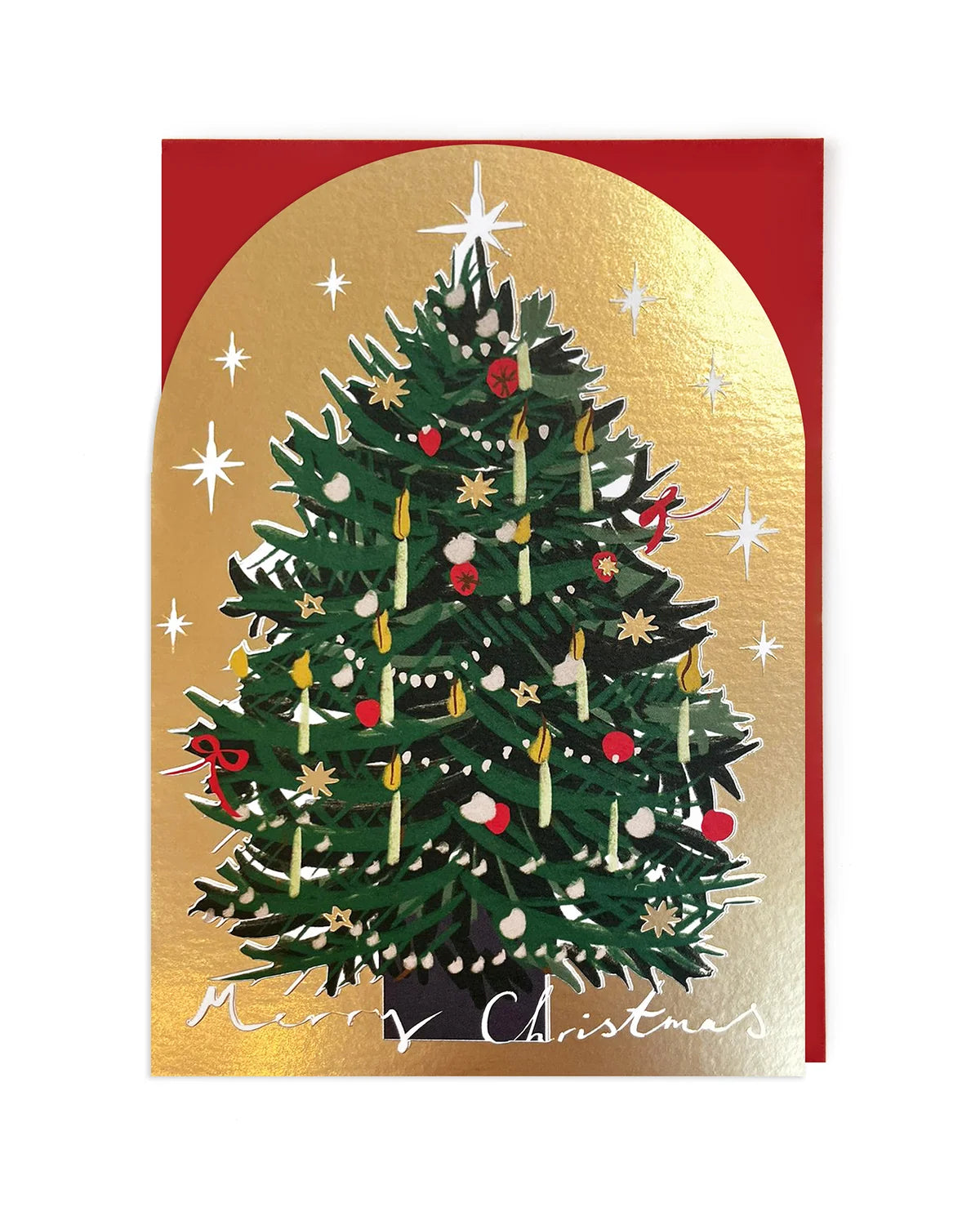 MERRY CHRISTMAS TREE DOME | CARD BY TYPE AND STORY