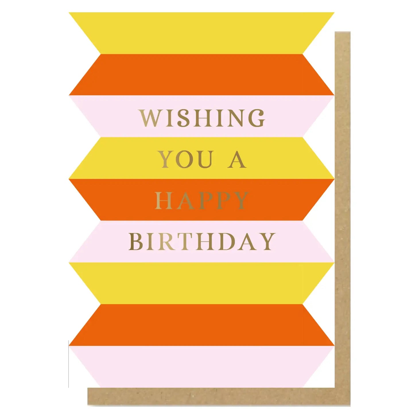 WISHING YOU A HAPPY BIRTHDAY LANTERN CARD (YELLOW) | CARD BY LUCKY INK