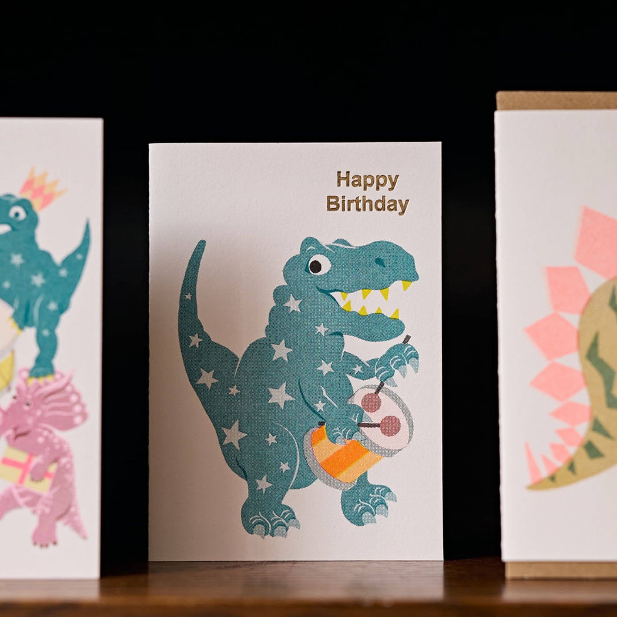 T-REX DINOSAUR KIDS BIRTHDAY | CARD BY PETRA BOASE