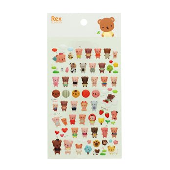 ADORABLE BEARS 3D STICKERS - OTHERLETTERS