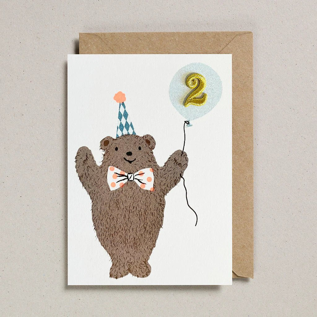 AGE 2 BEAR | CARD BY PETRA BOASE - OTHERLETTERS