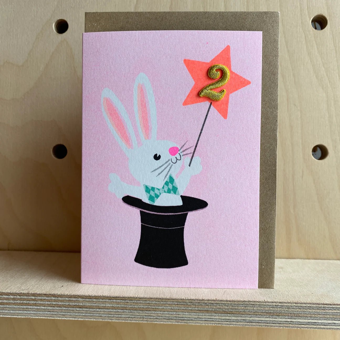 AGE 2 MAGIC RABBIT | CARD BY PETRA BOASE - OTHERLETTERS