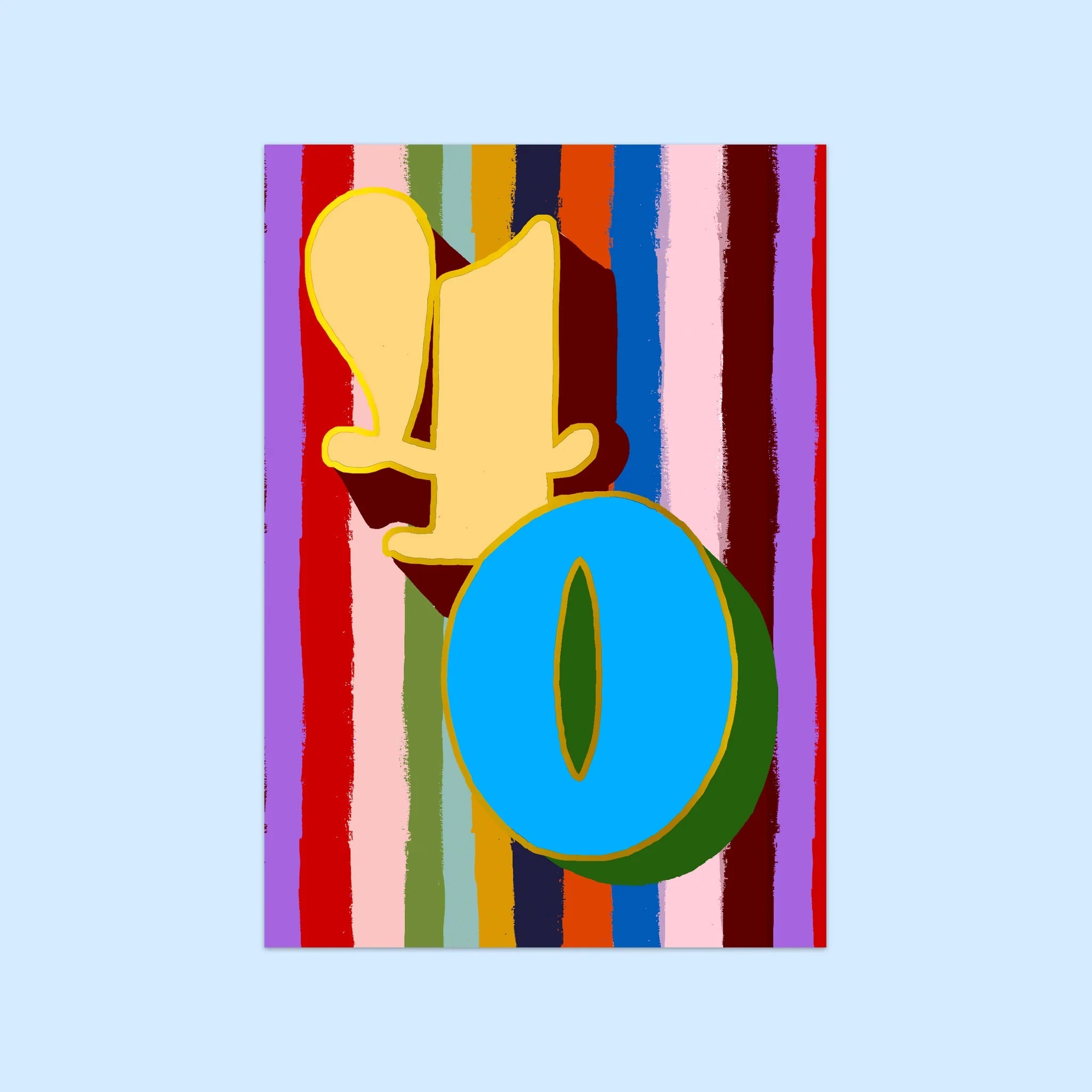 AGE 40 | CARD BY ELEANOR BOWMER - OTHERLETTERS
