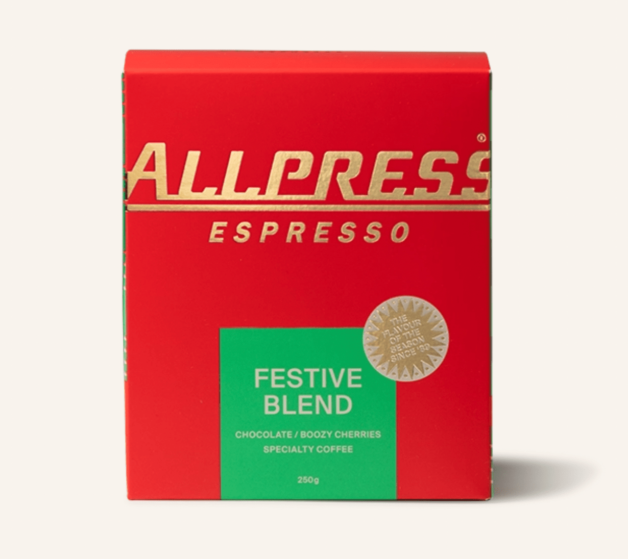 ALLPRESS FESTIVE BLEND WHOLE COFFEE BEANS 250g - OTHERLETTERS