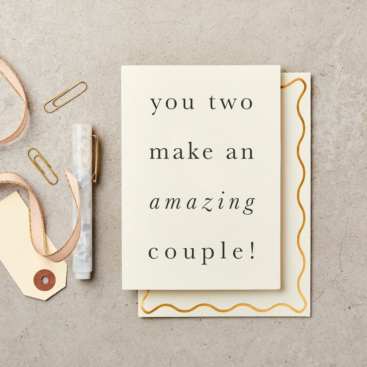 AMAZING COUPLE | CARD BY KATIE LEAMON - OTHERLETTERS
