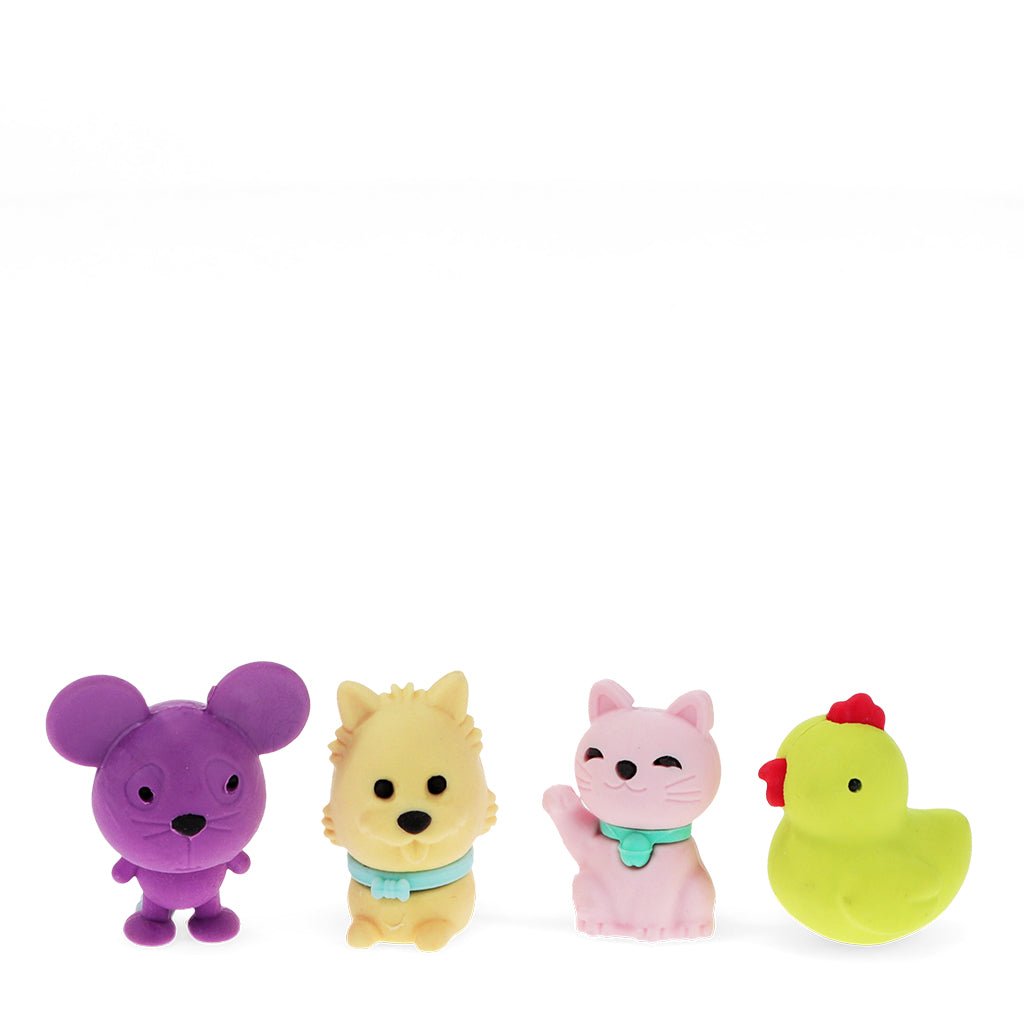 ANIMAL ERASERS | SET OF 4 - OTHERLETTERS