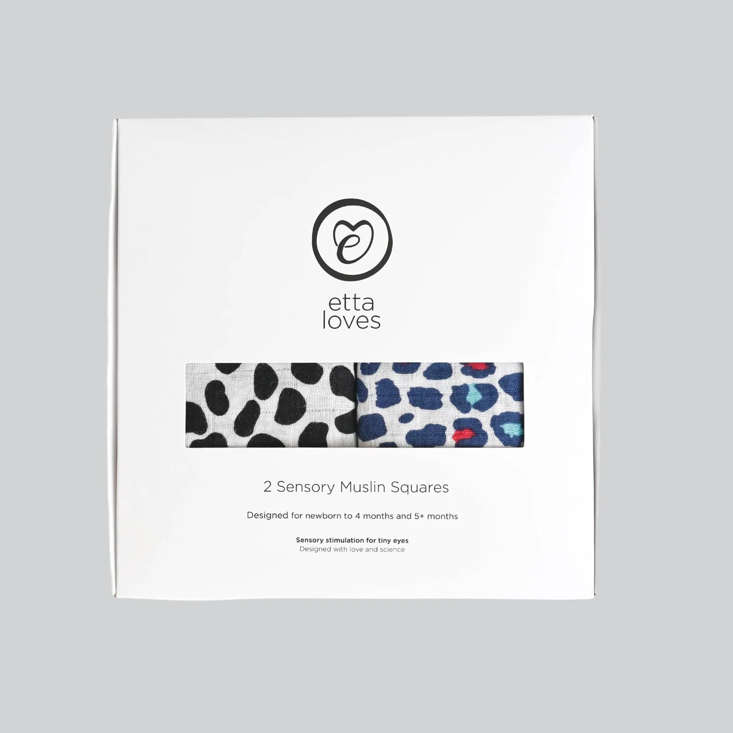 ANIMAL PRINT MUSLINS 2 PACK - for babies' first year | BY ETTA LOVES - OTHERLETTERS