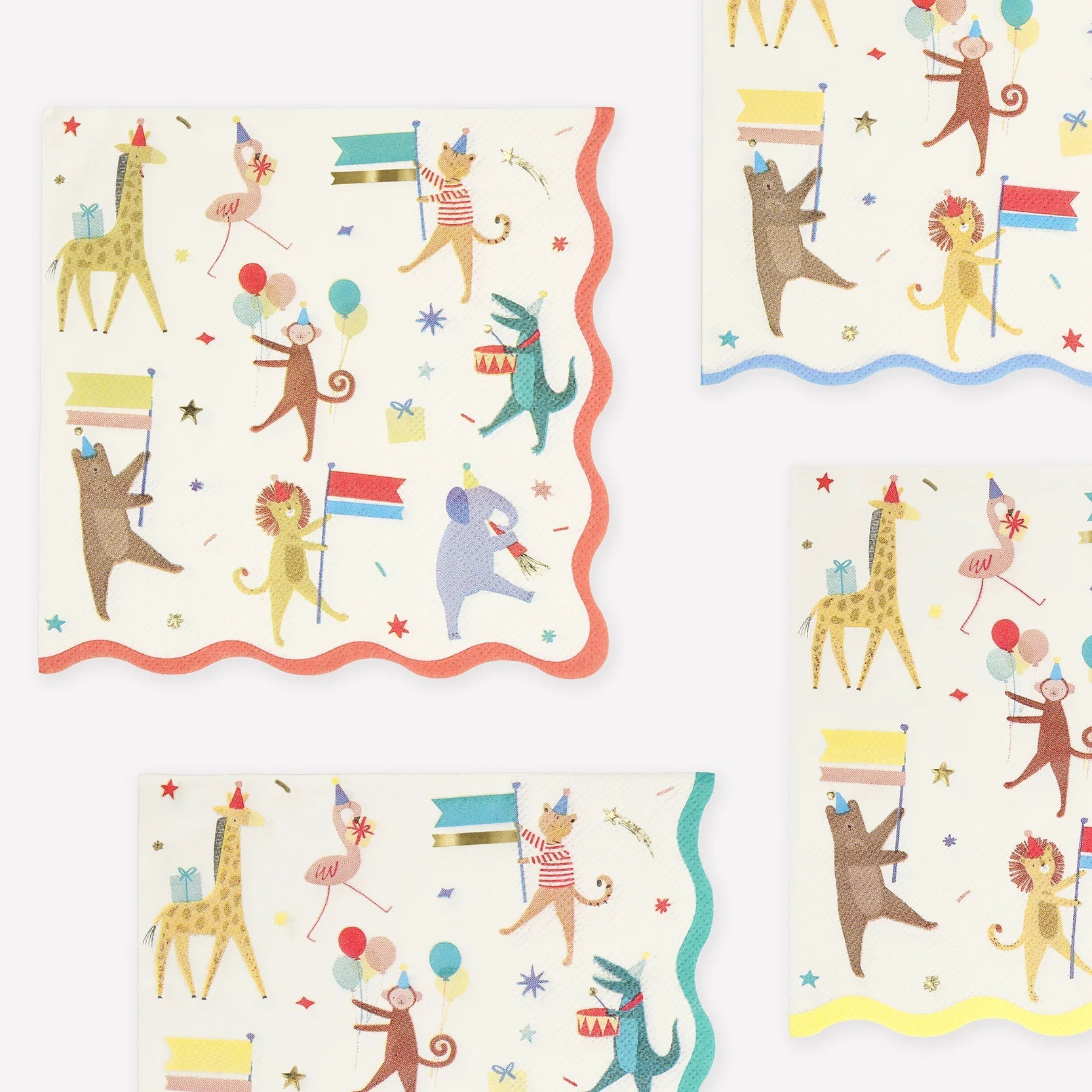 ANIMALPARADE LARGE NAPKINS - OTHERLETTERS