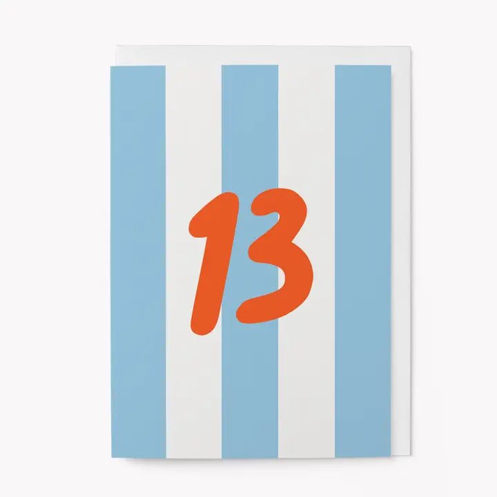 AGE 13 | CARD BY GRAPHIC FACTORY - OTHERLETTERS