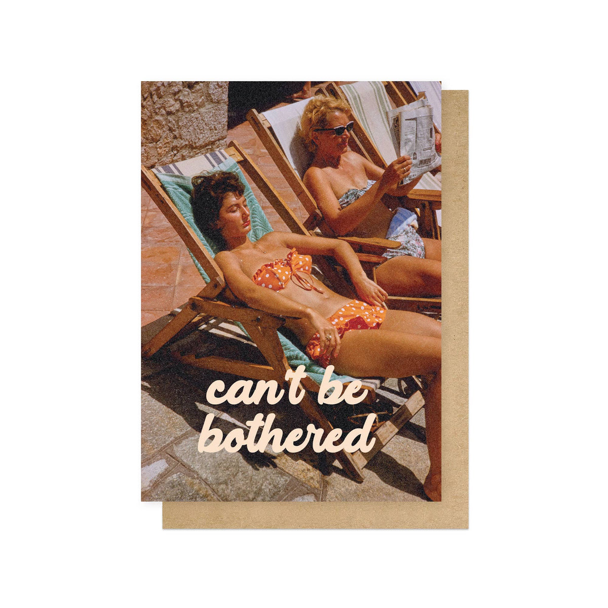 CAN'T BE BOTHERED | CARD BY EAST END PRINTS