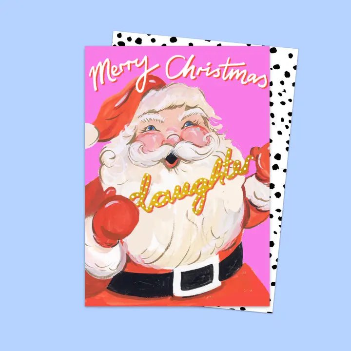 MERRY CHRISTMAS DAUGHTER | CARD BY ELEANOR BOWMER - OTHERLETTERS