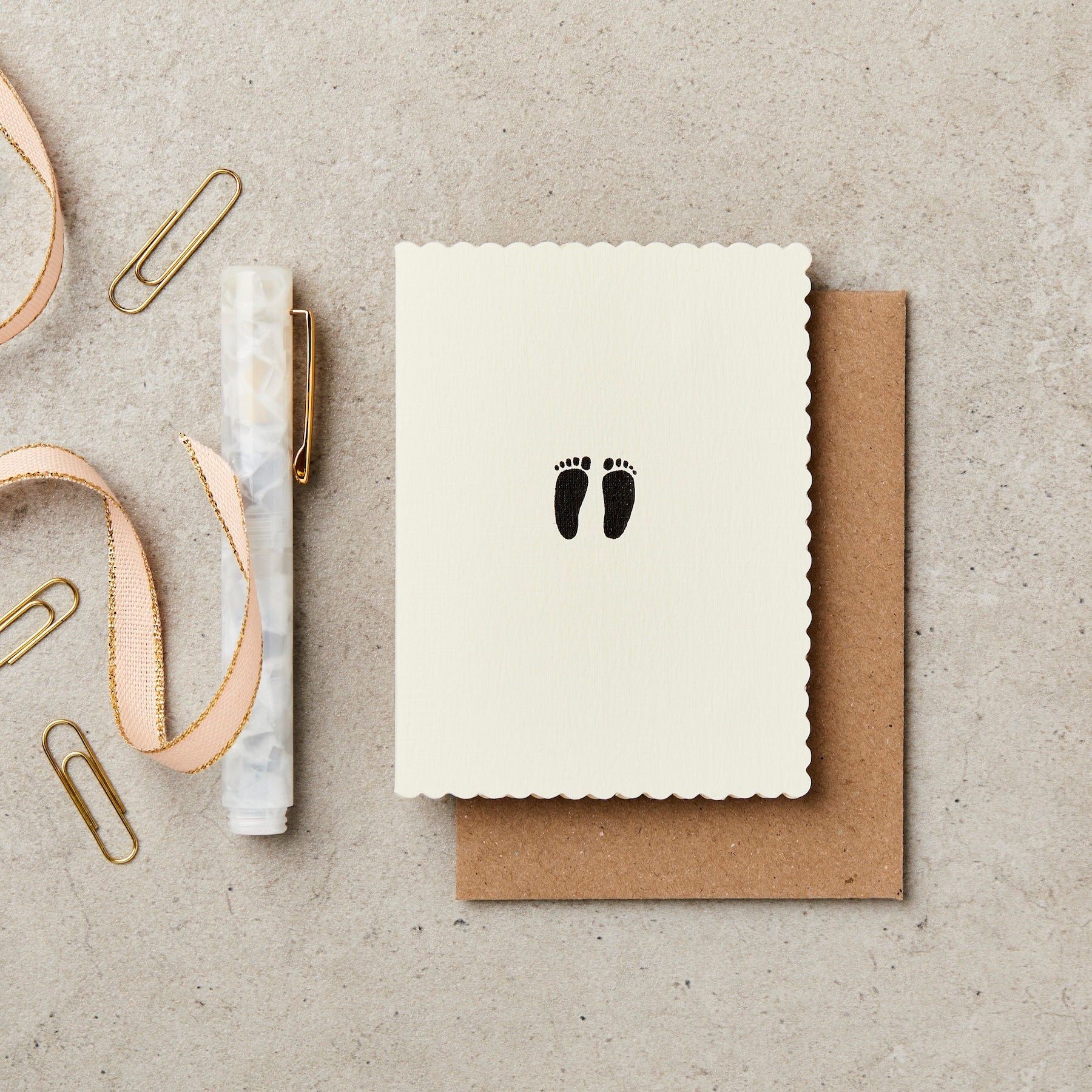 BABY FEET | MINI CARD BY KATIE LEAMON - OTHERLETTERS