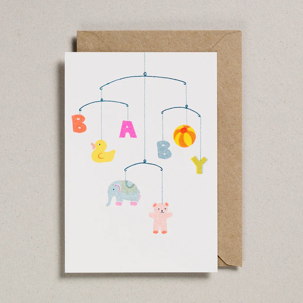 BABY MOBILE | CARD BY PETRA BOASE - OTHERLETTERS