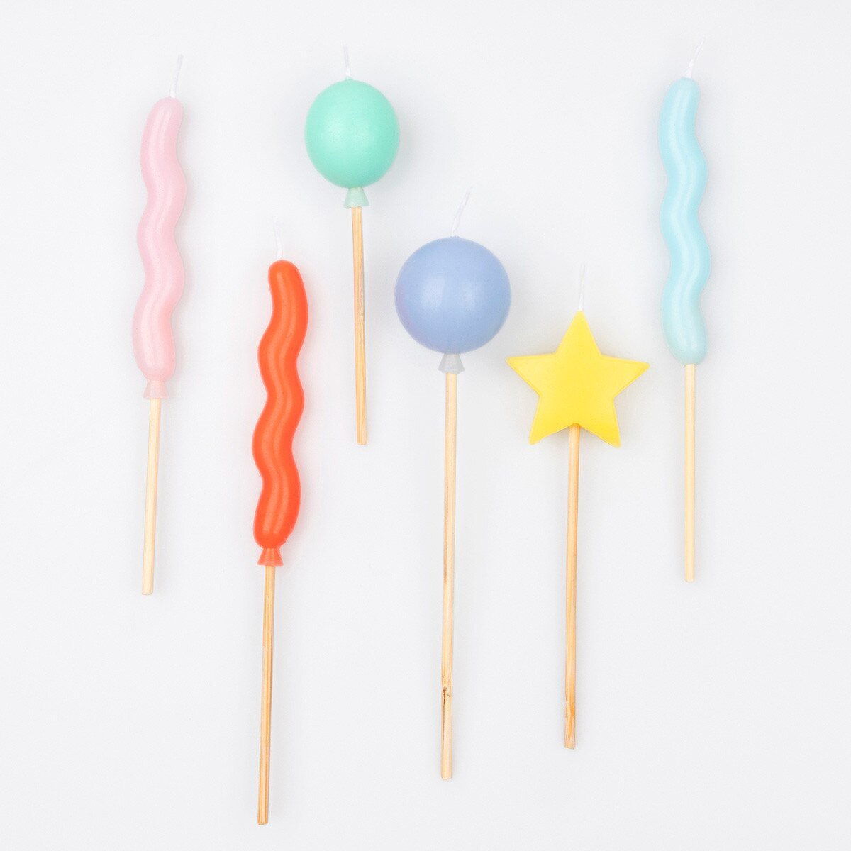 BALLOON CAKE CANDLES - OTHERLETTERS