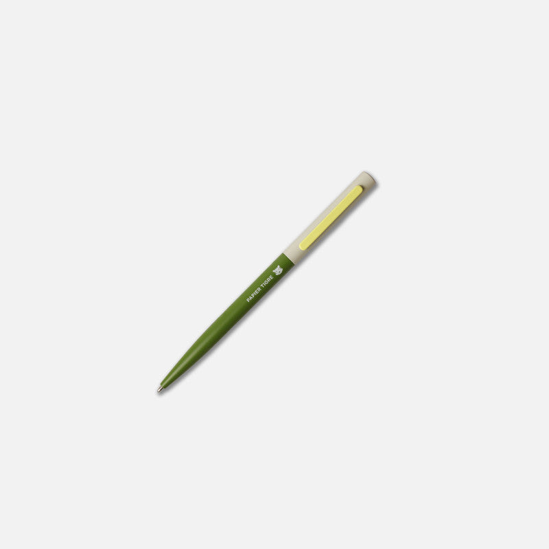 PAPIER TIGRE BALLPOINT PEN OLIVE / MOON