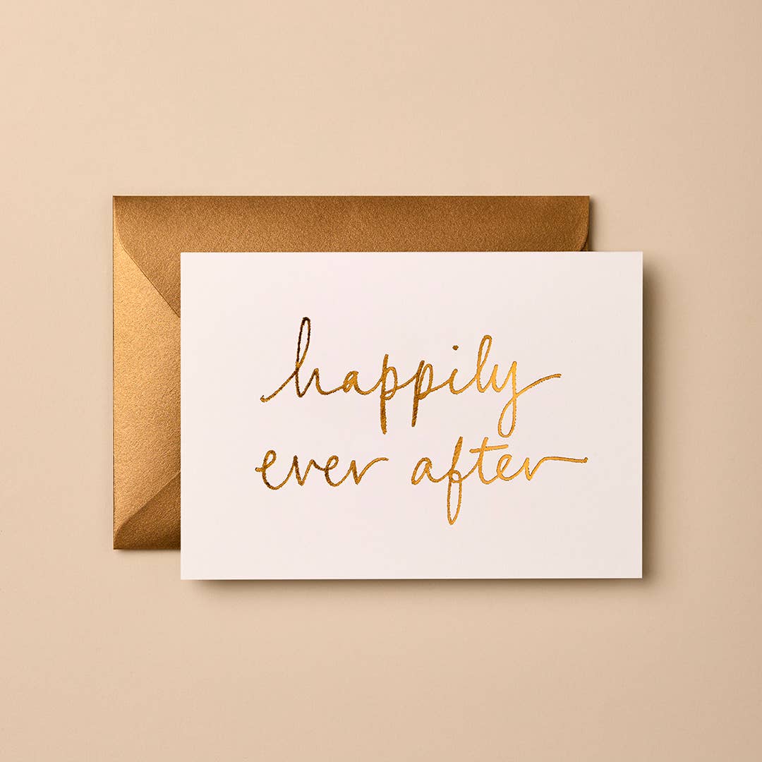 HAPPILY EVER AFTER (WHITE) | CARD BY GABRIELLE & CELINE