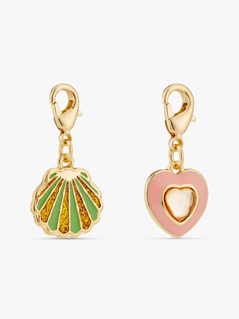 BE CHARMED | SHELL AND HEART CHARMS - OTHERLETTERS