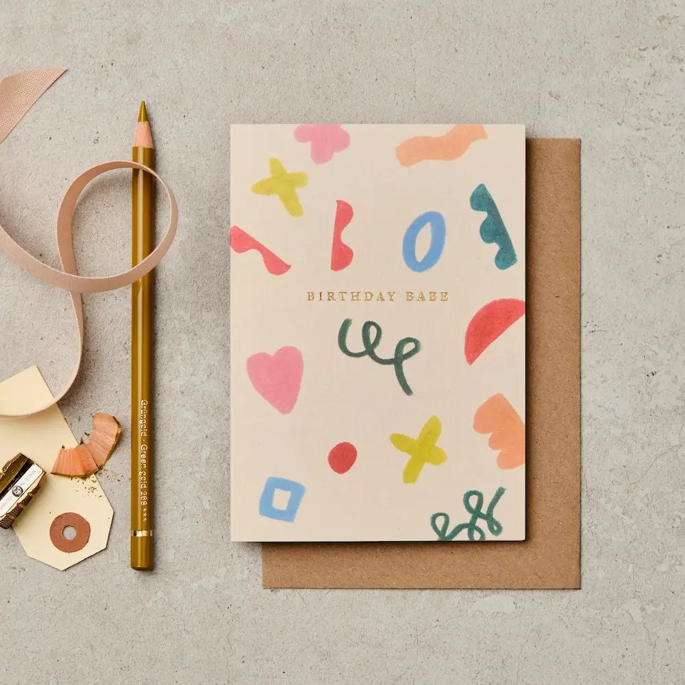 BIRTHDAY BABE | CARD BY KATIE LEAMON - OTHERLETTERS