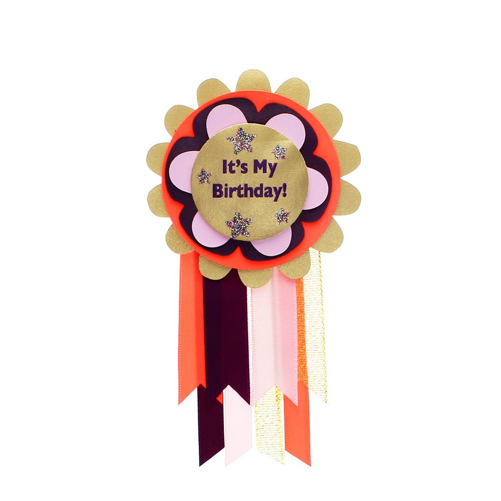 BIRTHDAY BADGE 'IT'S MY BIRTHDAY' - OTHERLETTERS