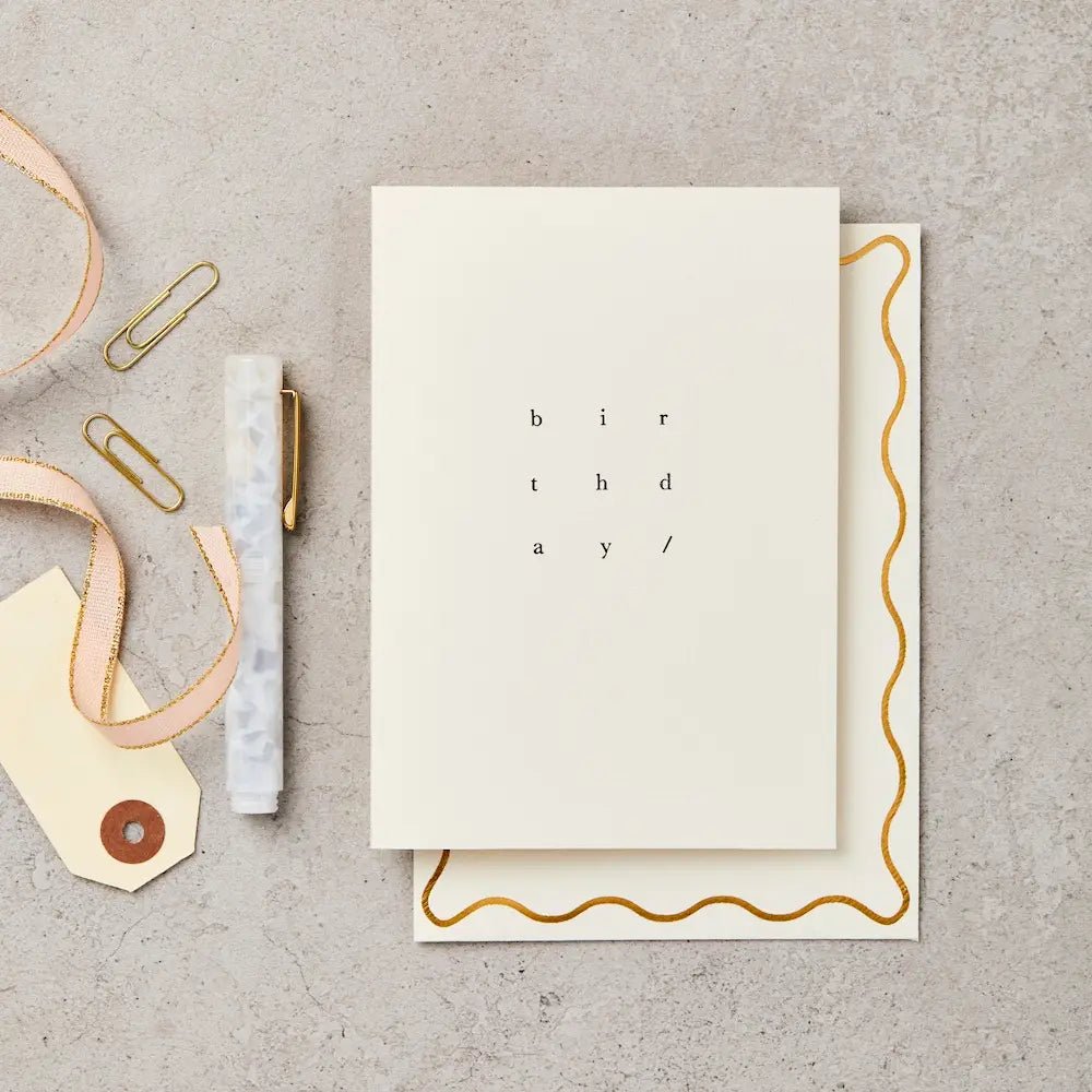 BIRTHDAY CUBE | CARD BY KATIE LEAMON - OTHERLETTERS