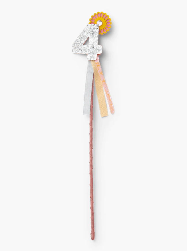 BIRTHDAY FLORAL RIBBON WAND - OTHERLETTERS