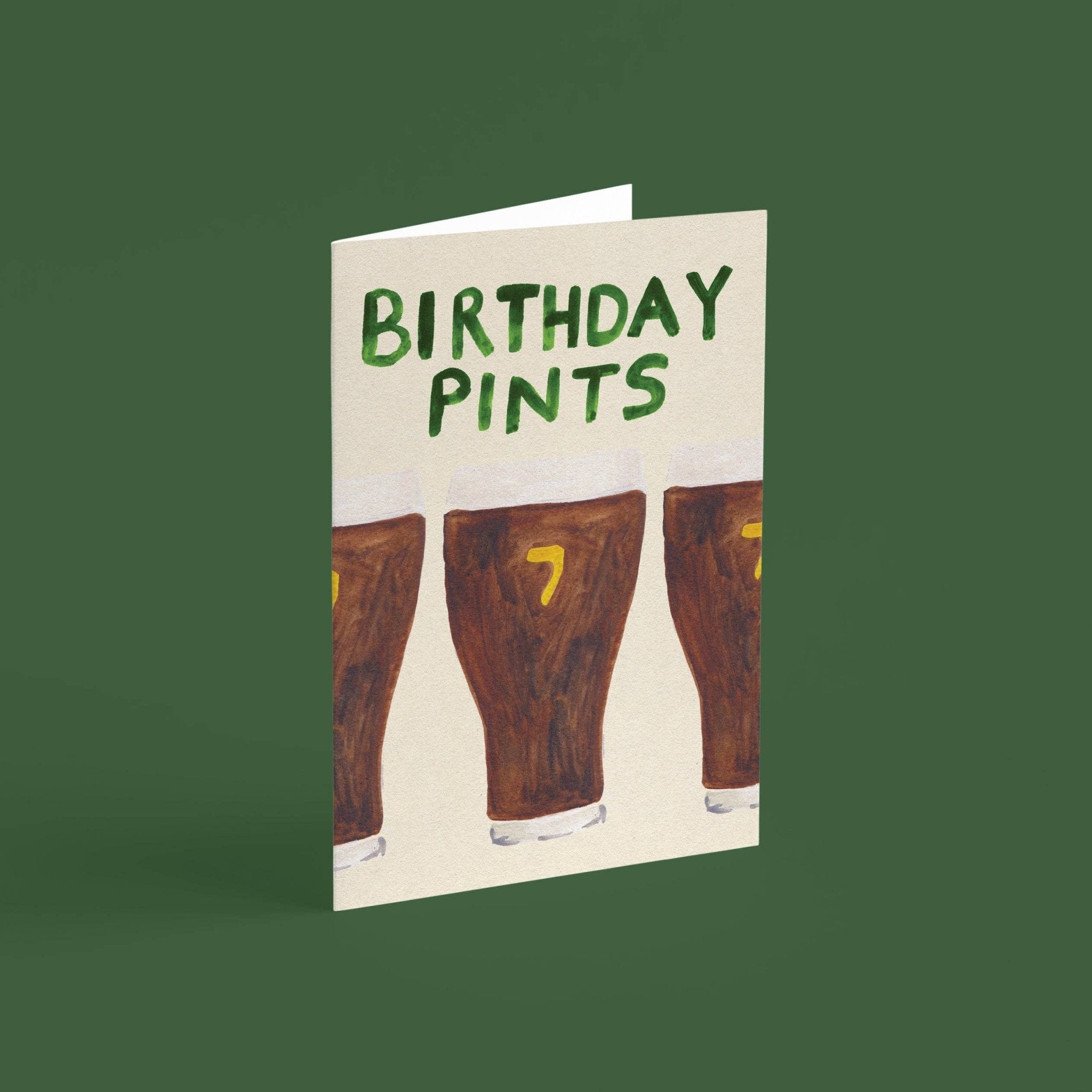 BIRTHDAY PINTS GUINNESS | CARD BY PROPER GOOD - OTHERLETTERS