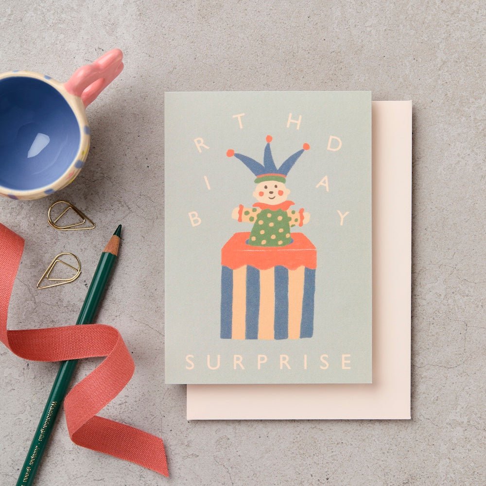 BIRTHDAY SURPRISE JACK - IN - THE - BOX | CARD BY KATIE LEAMON - OTHERLETTERS