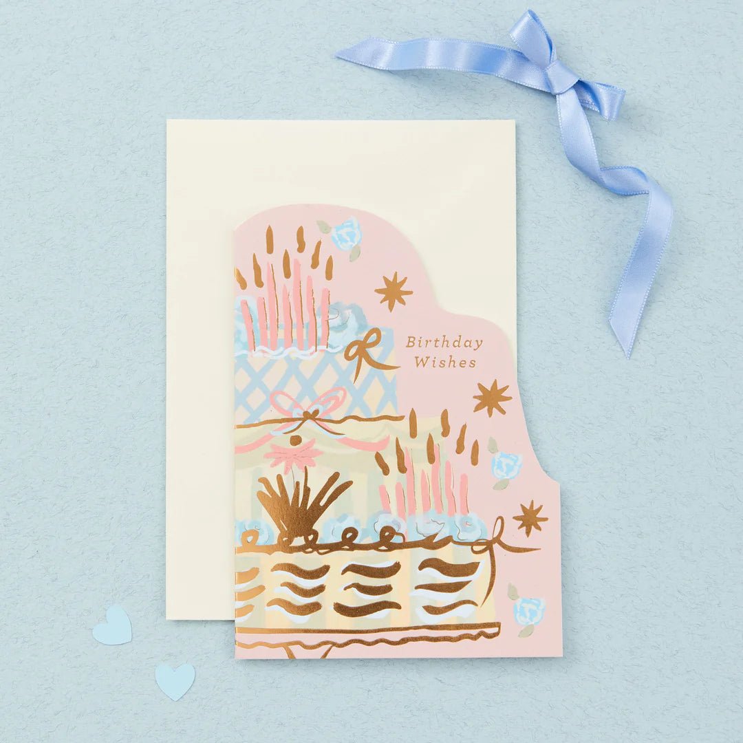 BIRTHDAY WISHES (CAKE SHAPED) | CARD BY TYPE AND STORY - OTHERLETTERS