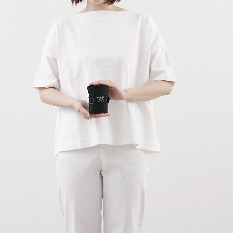 BLACK MESH SHUPATTO COMPACT BAG | L - OTHERLETTERS