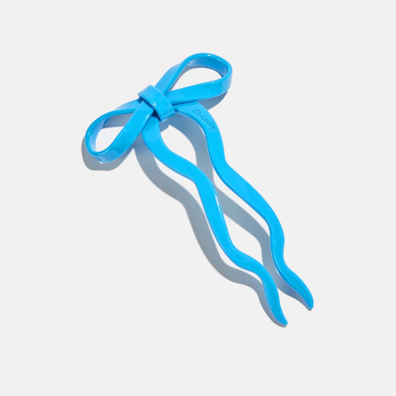 BLUE BOW HAIRPIN | LARGE - OTHERLETTERS