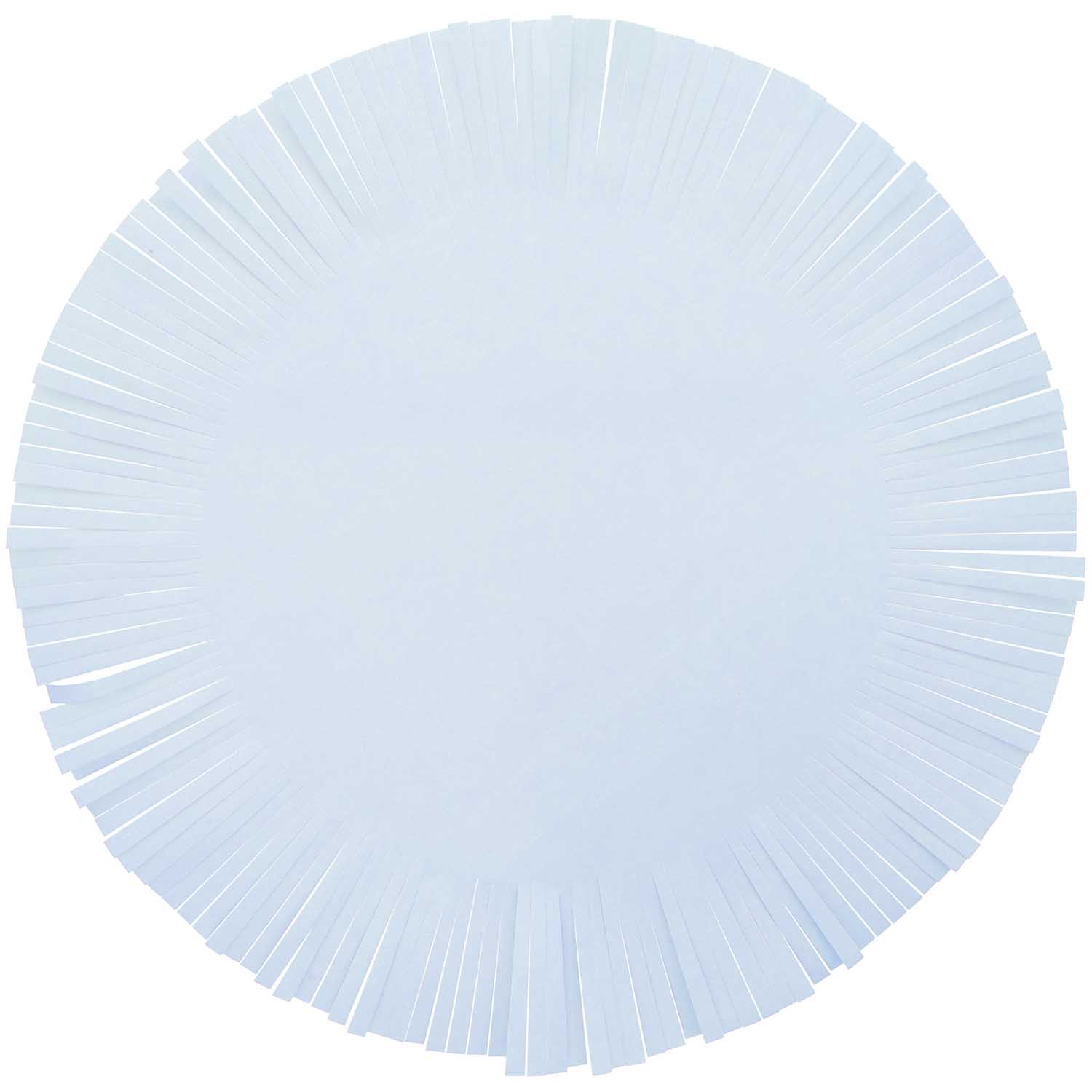 BLUE FRINGE CAKE/ FRINGE PLACE MATS - OTHERLETTERS
