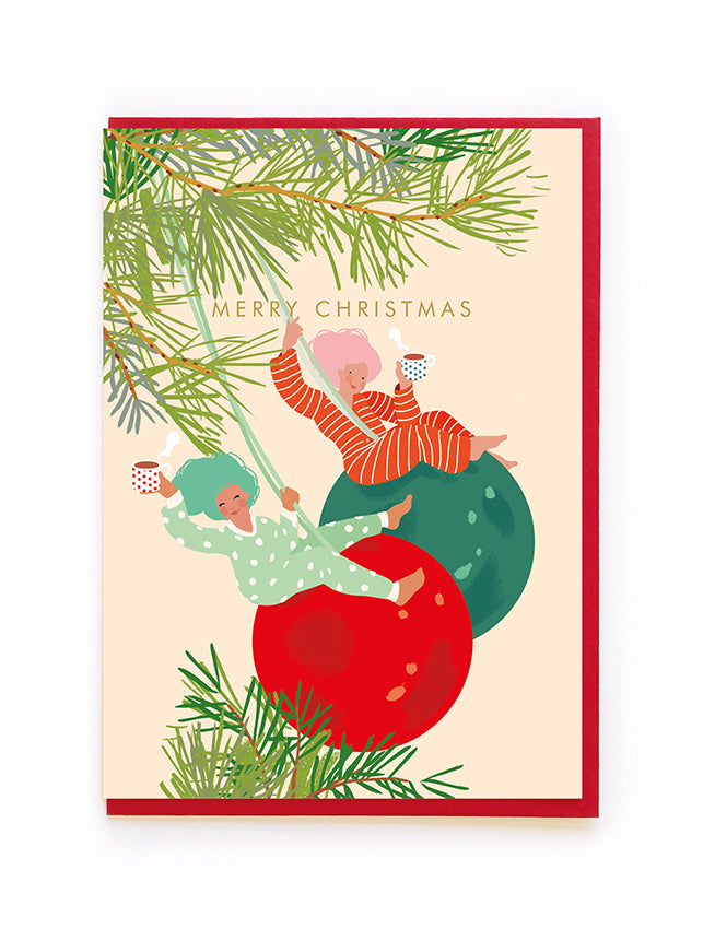 MERRY CHRISTMAS BAUBLES | CARD BY NOI
