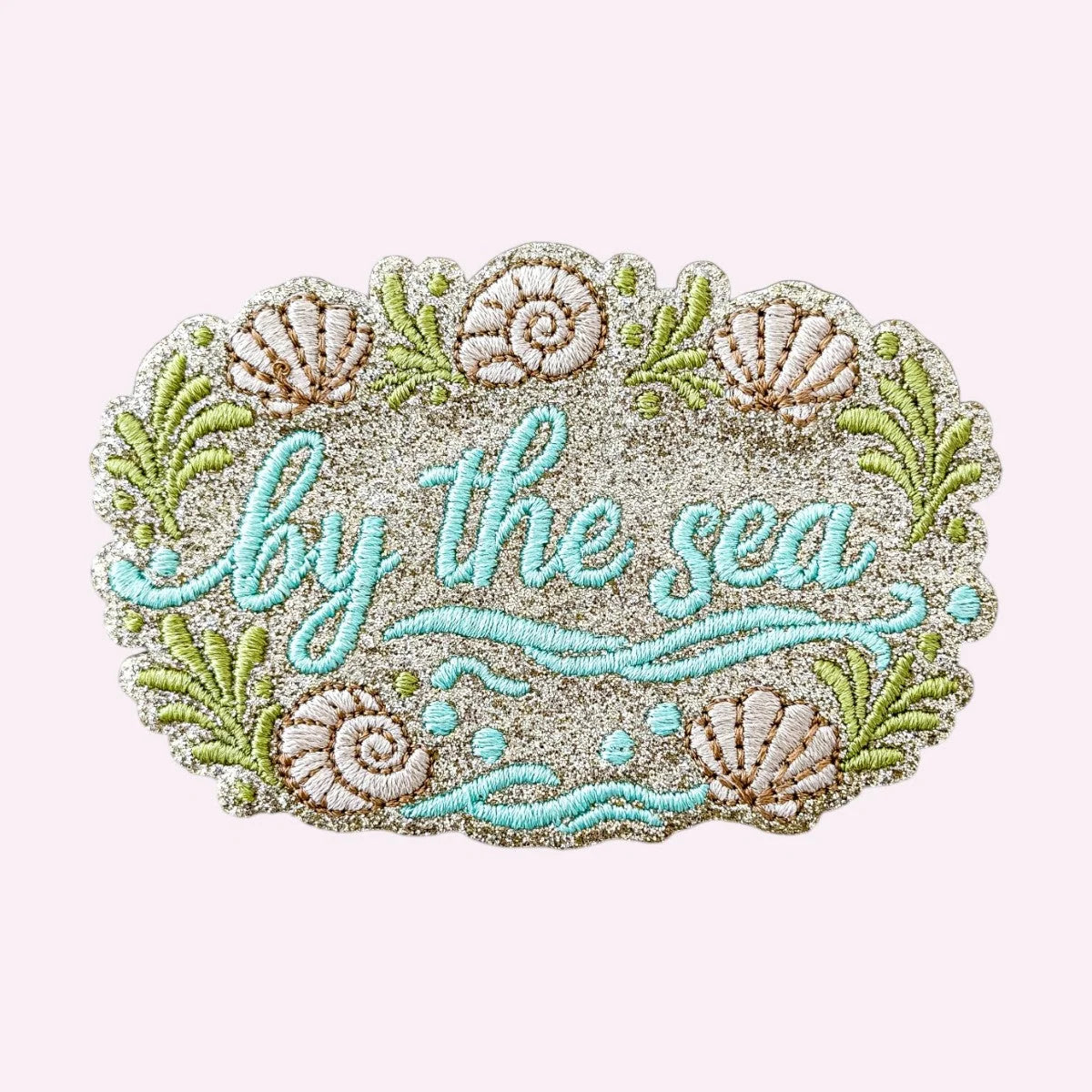 EMBROIDERED STICKER | BY THE SEA