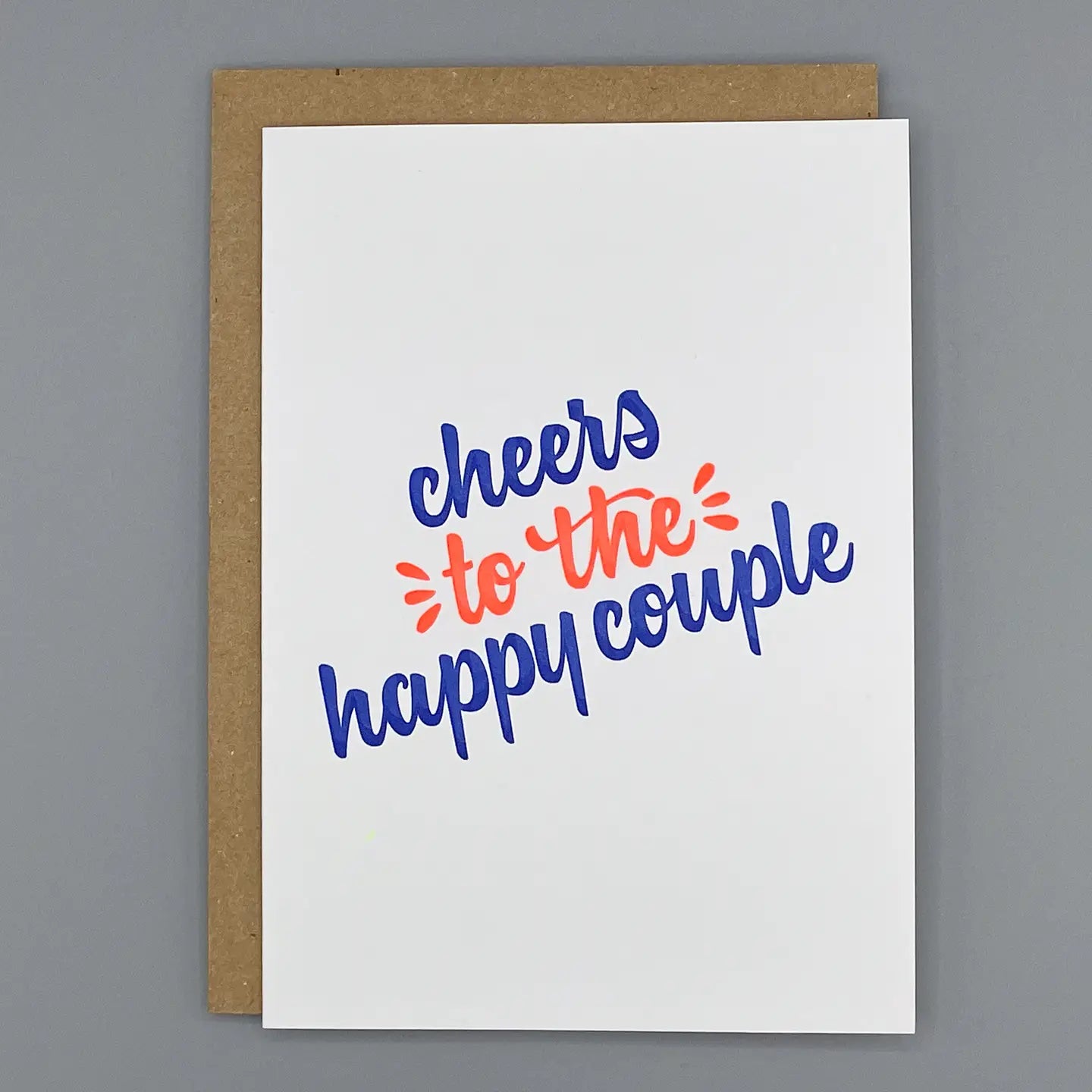 CHEERS TO THE HAPPY COUPLE | CARD BY THE LITTLE PAPER SOUL - OTHERLETTERS