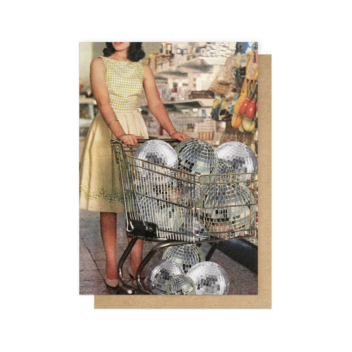 DISCO BALLS SUPERMARKET | CARD BY EAST END PRINTS