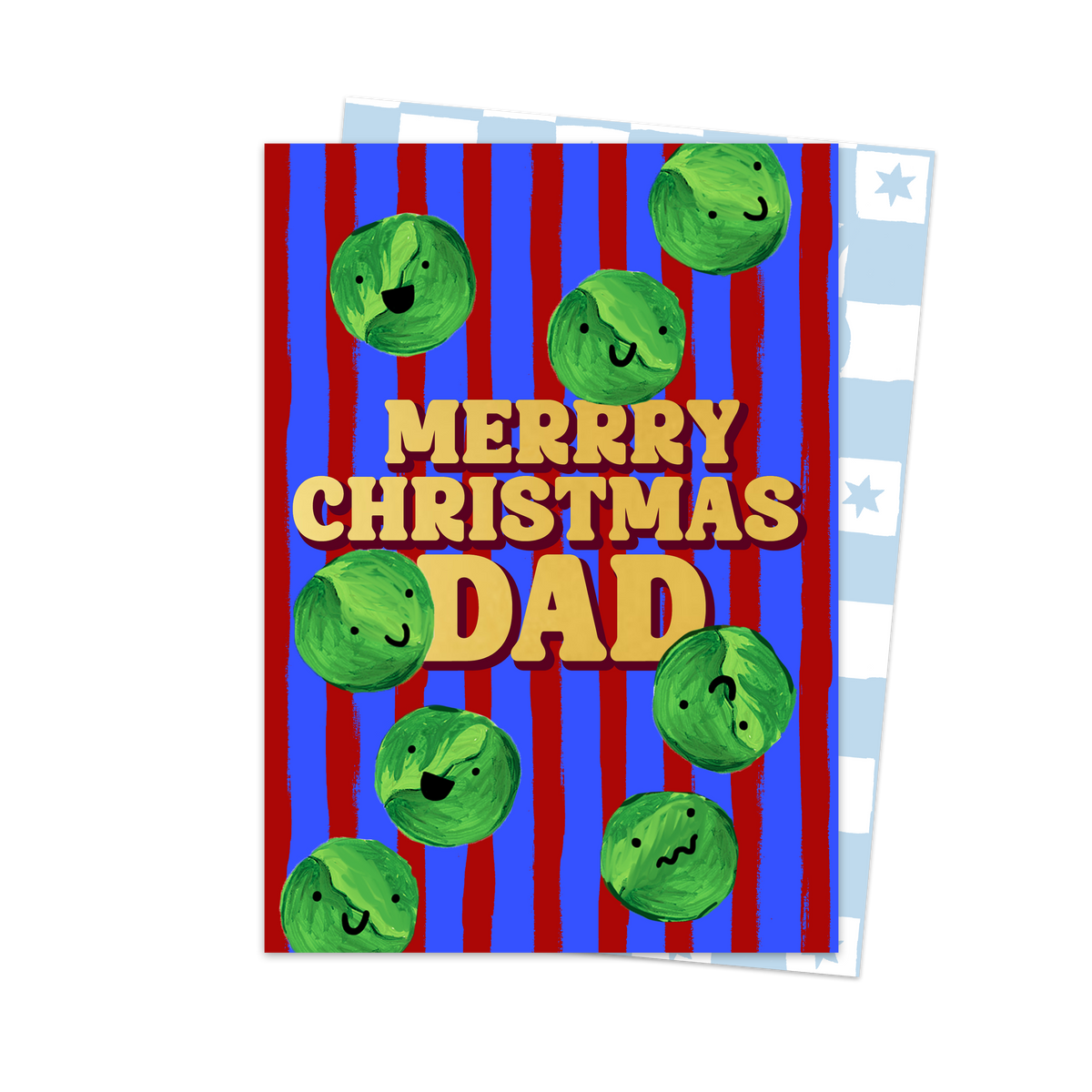 MERRY CHRISTMAS DAD SPROUTS | CARD BY ELEANOR BOWMER